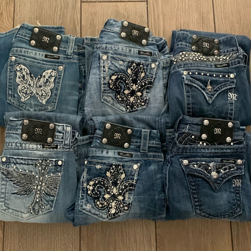 Miss Me jeans size 29 LOT of 6 pairs
